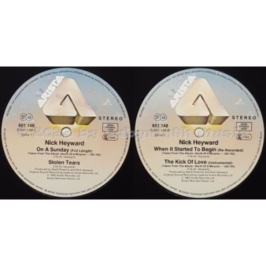 Nick Heyward - On A Sunday • 12" Vinyl Maxi • EX - Labyrinth Music