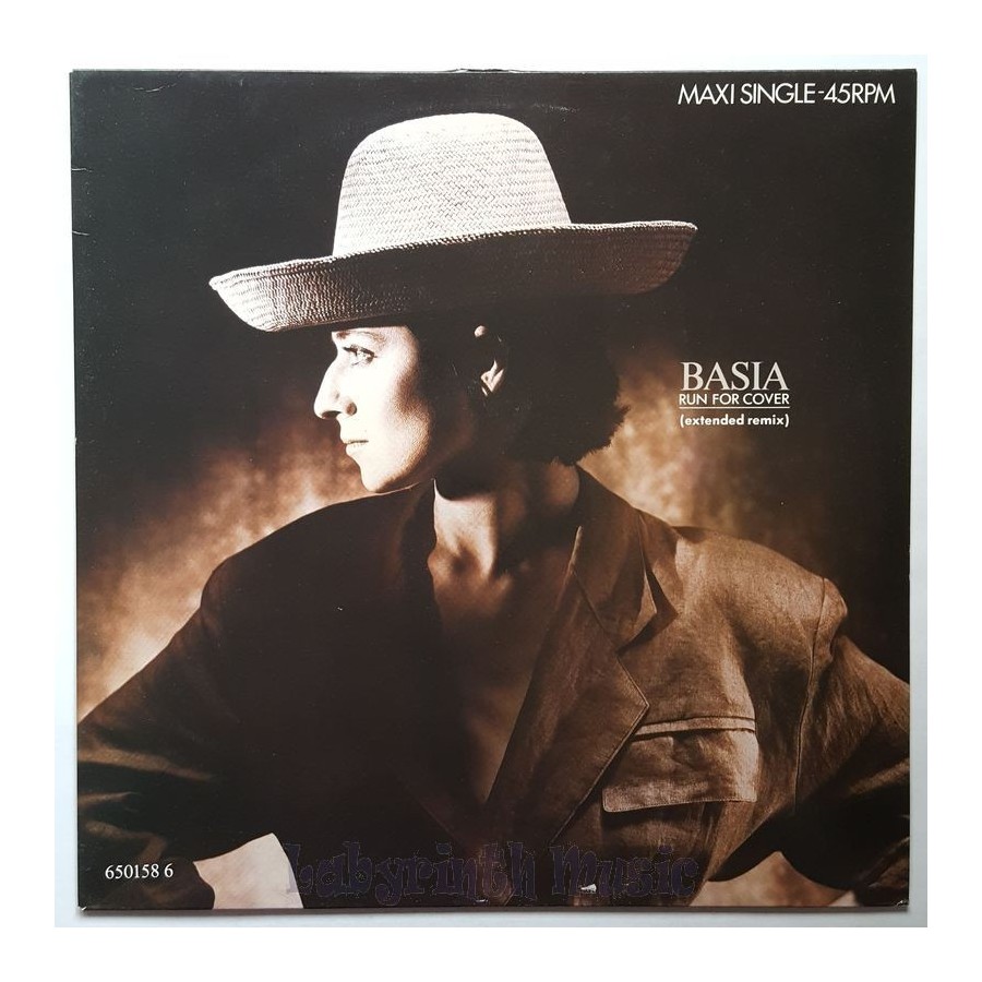 Basia - Run For Cover • 12" Vinyl Maxi • EX - Labyrinth Music