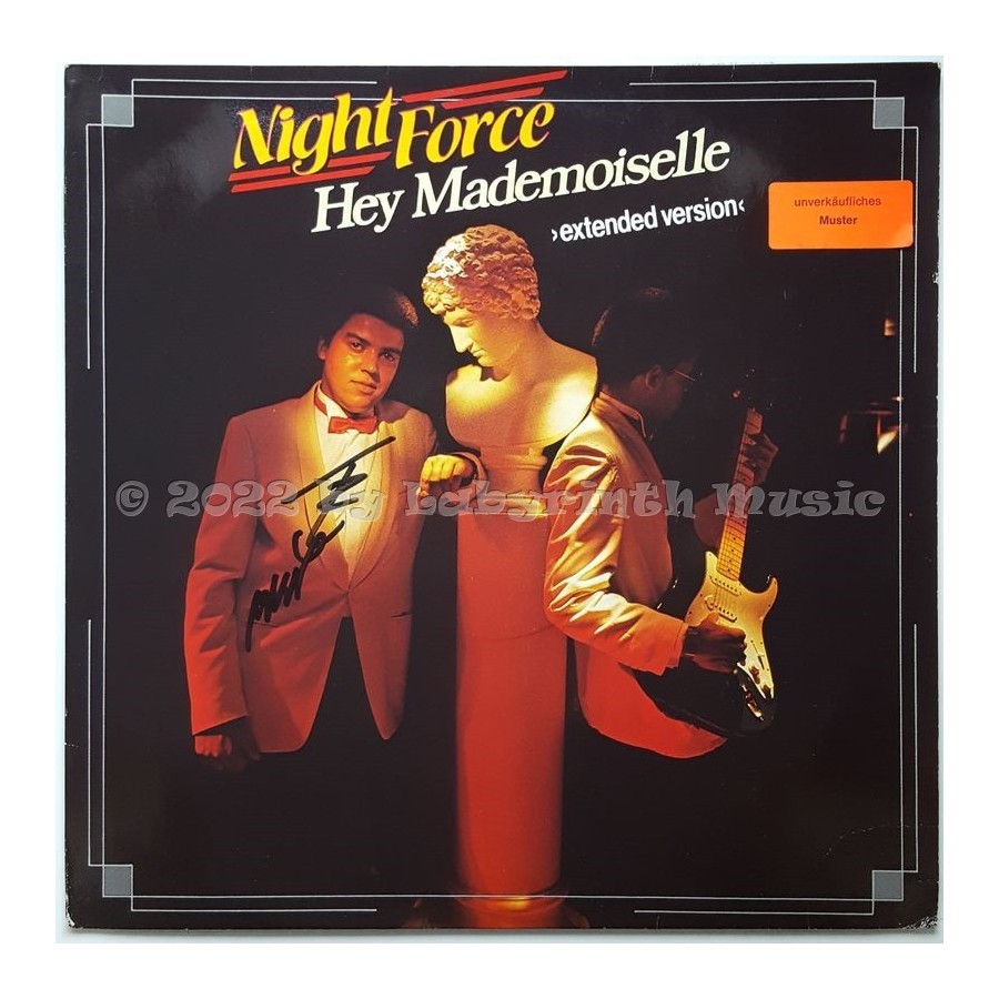 Night Force - Hey Mademoiselle • 12" Vinyl Maxi - Labyrinth Music