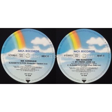 Nik Kershaw - Elisabeth's Eyes • 12" Vinyl Maxi • MINT - Labyrinth Music