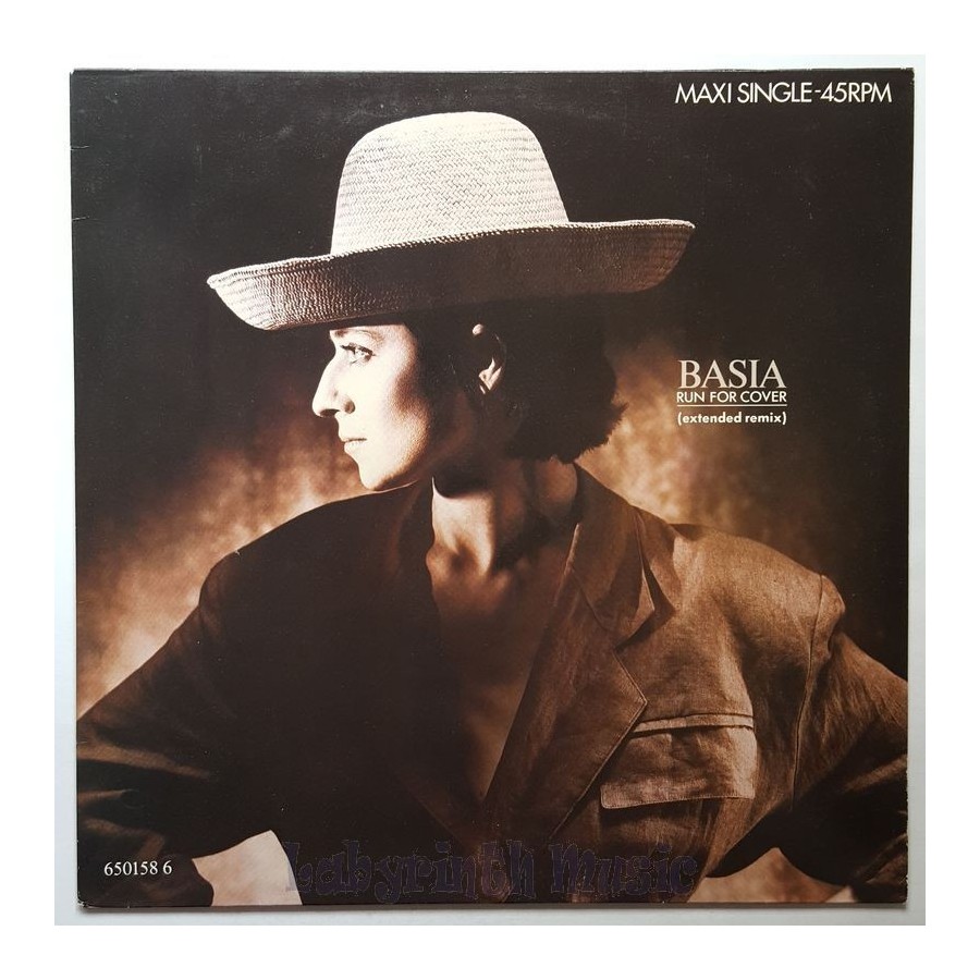 Basia - Run For Cover • 12" Vinyl Maxi • MINT - Labyrinth Music