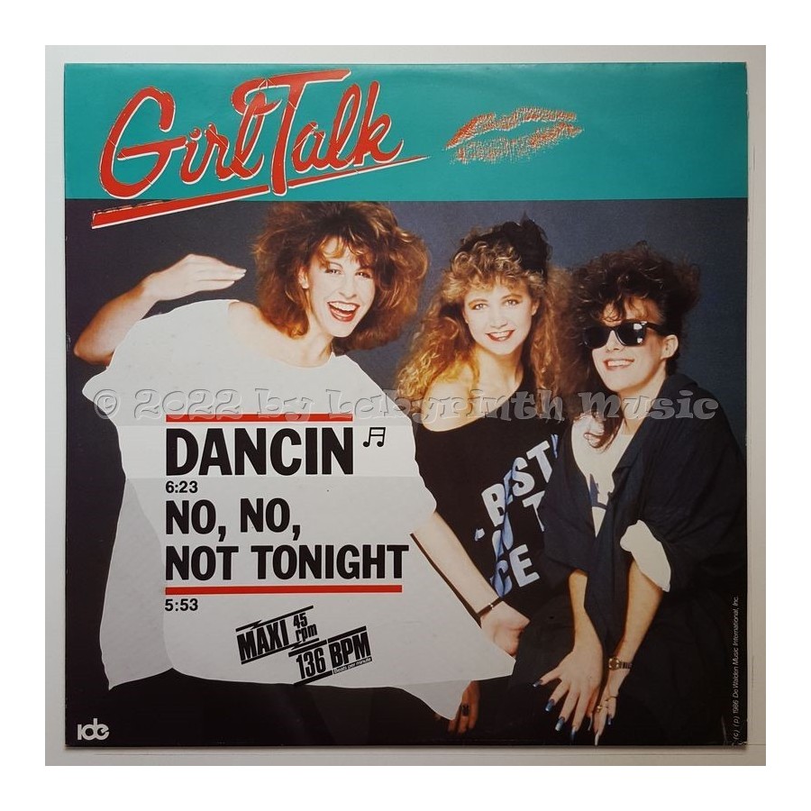 Girl Talk - Dancin' • 12" Vinyl Maxi • MINT - Labyrinth Music