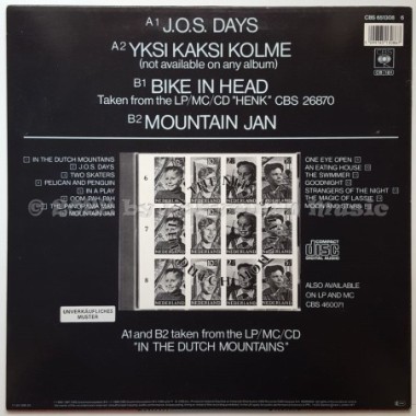 The Nits - J.O.S. Days • 12" Vinyl Maxi • NM - Labyrinth Music