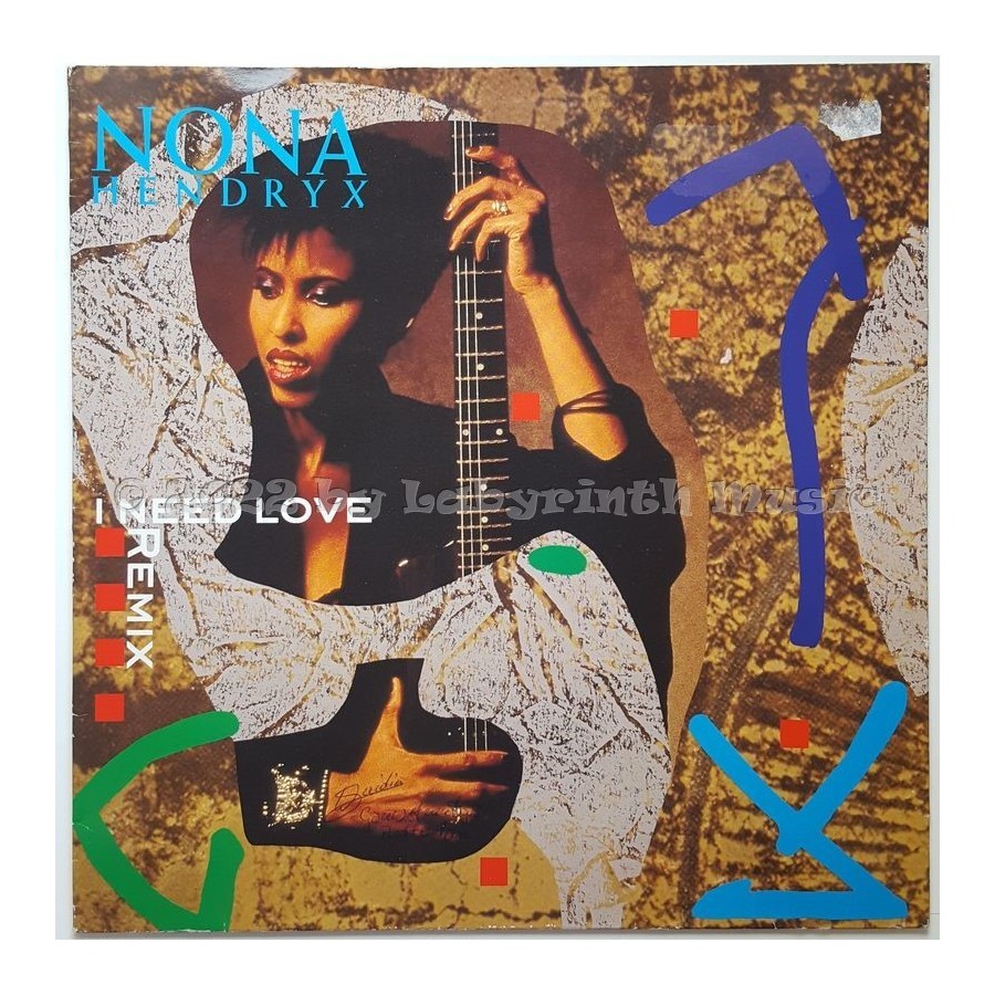 Nona Hendryx - I Need Love • Remix • 12" Vinyl Maxi - Labyrinth Music