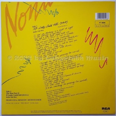 Nona Hendryx - If Looks Could Kill • 12" Vinyl Maxi • MINT - Labyrinth Music