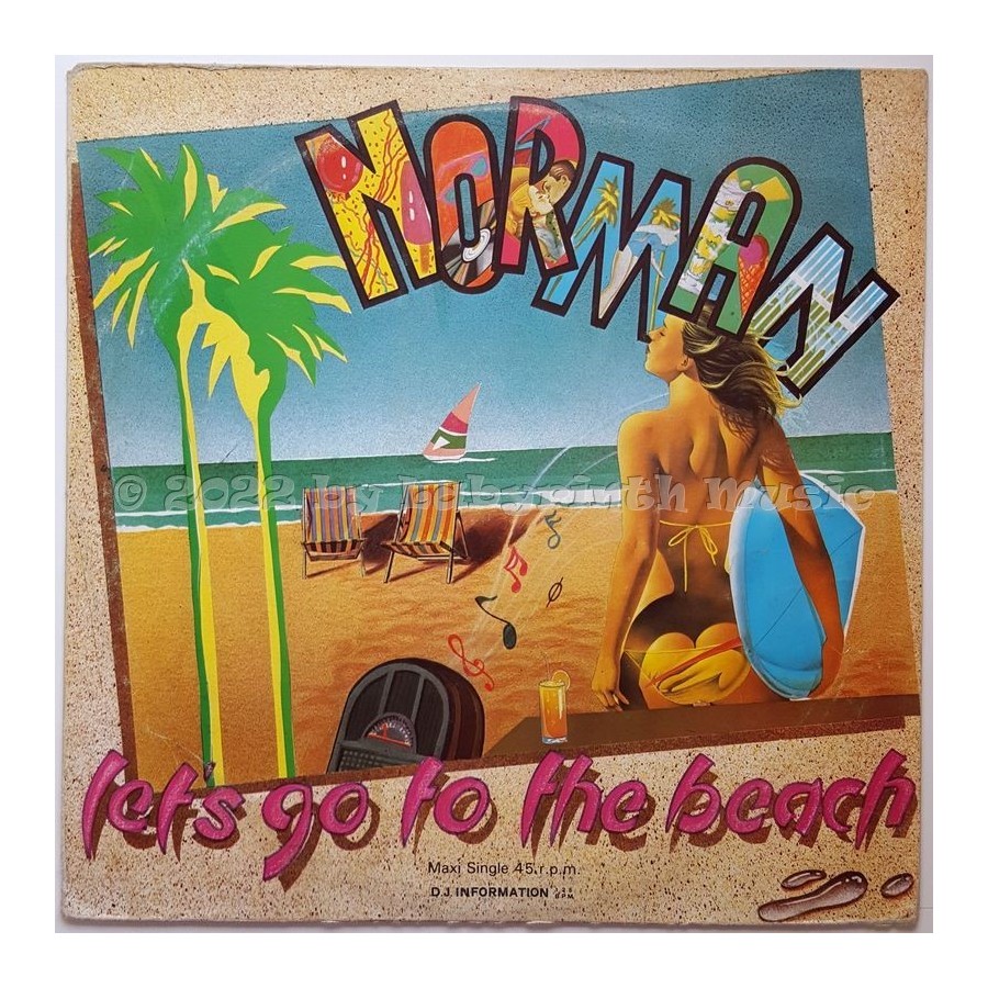 Norman - Let's Go To The Beach • 12" Vinyl Maxi - Labyrinth Music