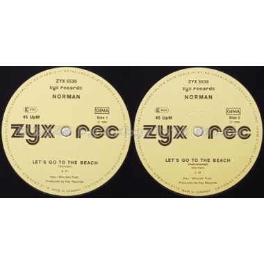 Norman - Let's Go To The Beach • 12" Vinyl Maxi - Labyrinth Music