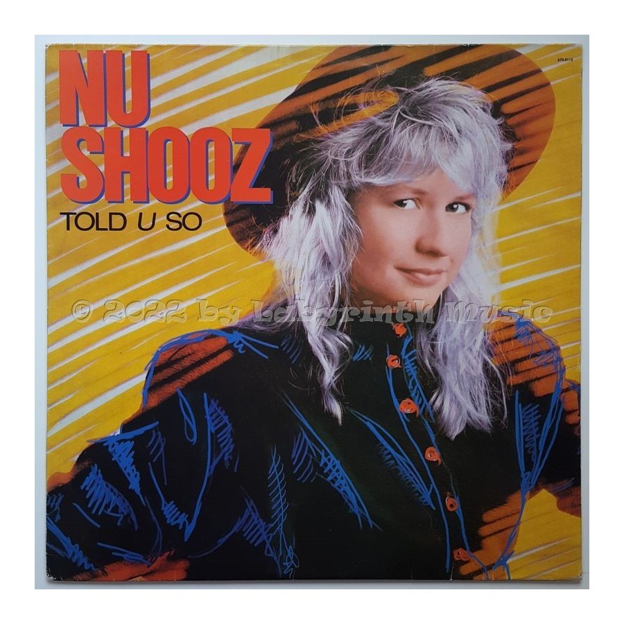 Nu Shooz - Told U So • 12" Vinyl LP • EX - Labyrinth Music