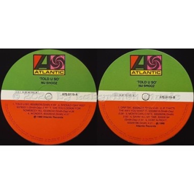 Nu Shooz - Told U So • 12" Vinyl LP • EX - Labyrinth Music