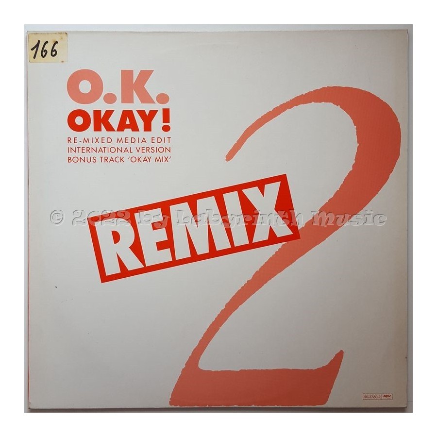 O.K. - Okay! • Remix • 12" Vinyl Maxi - Labyrinth Music