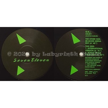 O.K. - Okay! • Remix • 12" Vinyl Maxi - Labyrinth Music