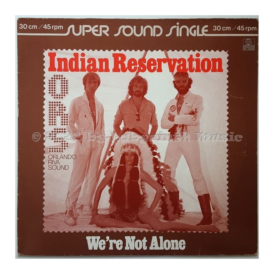O.R.S. (Orlando Riva Sound) - Indian Reservation • 12" Vinyl Maxi - Labyrinth Music