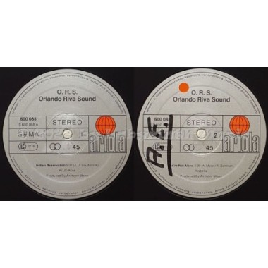 O.R.S. (Orlando Riva Sound) - Indian Reservation • 12" Vinyl Maxi - Labyrinth Music