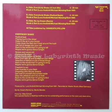 Off - Everybody Shake • 12" Vinyl Maxi • NM - Labyrinth Music