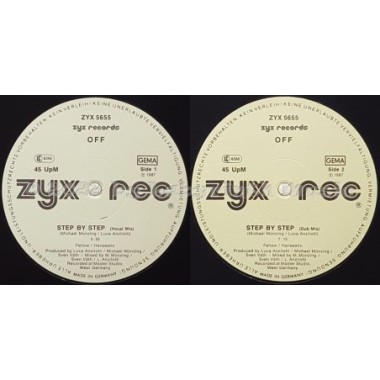 Off - Step By Step • 12" Vinyl Maxi • MINT - Labyrinth Music
