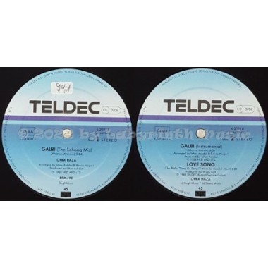 Ofra Haza - Galbi • The Sehoog Mix • 12" Vinyl Maxi - Labyrinth Music