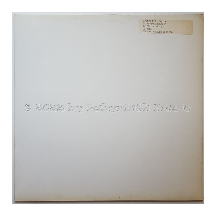 Oh Well - I'll Be Forever Your Man • 12" Vinyl Maxi • MINT - Labyrinth Music