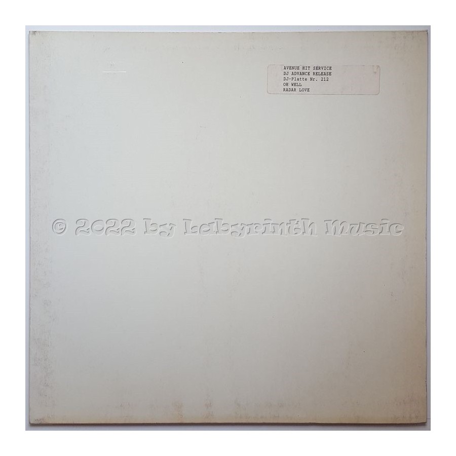 Oh Well - Radar Love • 12" Vinyl Maxi • EX - Labyrinth Music
