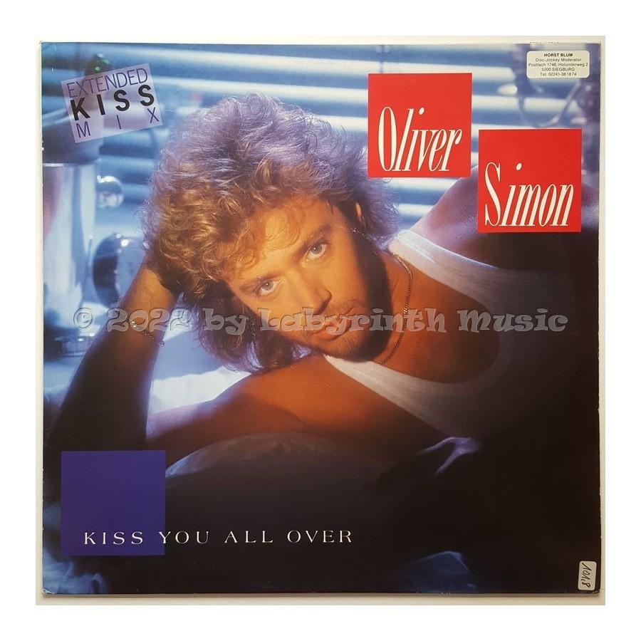 Oliver Simon - Kiss You All Over • 12" Vinyl Maxi - Labyrinth Music