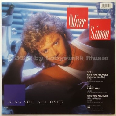 Oliver Simon - Kiss You All Over • 12" Vinyl Maxi - Labyrinth Music