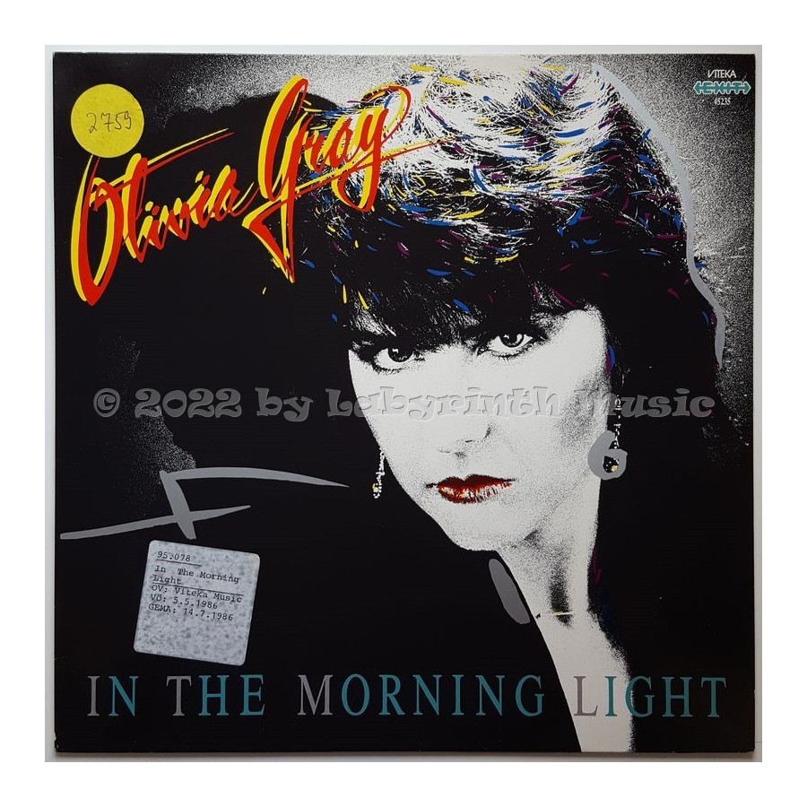 Olivia Gray - In The Morning Light • 12" Vinyl Maxi • EX - Labyrinth Music