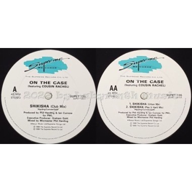 On The Case Feat. Cousin Rachel - Shikisha • 12" Vinyl Maxi • EX - Labyrinth Music