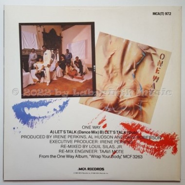 One Way - Let's Talk • 12" Vinyl Maxi • NM - Labyrinth Music