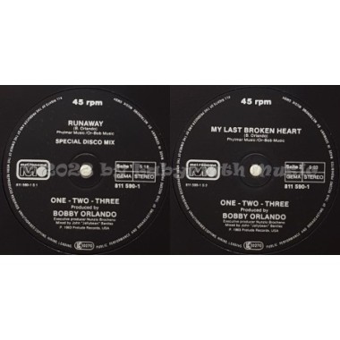 One-Two-Three - Runaway • 12" Vinyl Maxi • EX - Labyrinth Music