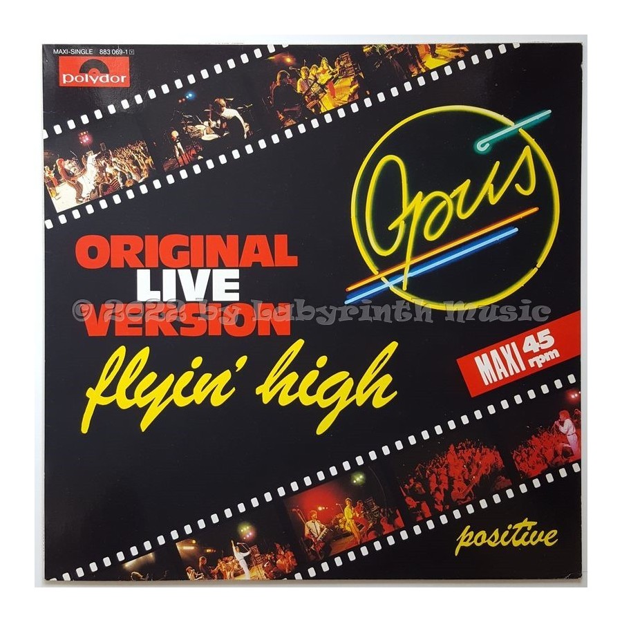 Opus - Flyin High • 12" Vinyl Maxi • EX - Labyrinth Music