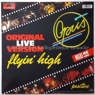 Opus - Flyin High • 12" Vinyl Maxi • EX - Labyrinth Music