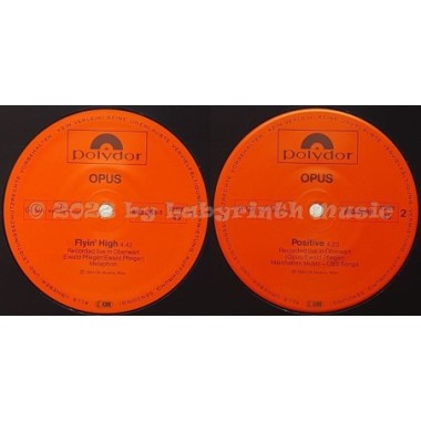Opus - Flyin High • 12" Vinyl Maxi • EX - Labyrinth Music