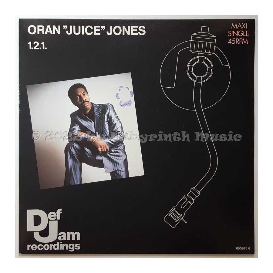 Oran 'Juice' Jones - 1.2.1. • 12" Vinyl Maxi • MINT - Labyrinth Music
