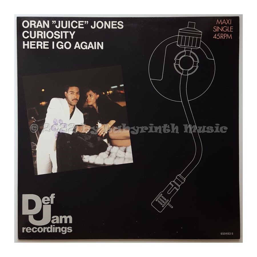 Oran 'Juice' Jones - Curiosity • 12" Vinyl Maxi • MINT - Labyrinth Music