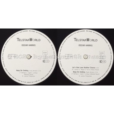 Oscar Harris - Keep On Smiling • 12" Vinyl Maxi • MINT - Labyrinth Music