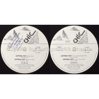 Osibisa - Getting Hot • 12" Vinyl Maxi - Labyrinth Music