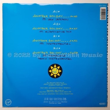 The Other Ones - Another Holiday 1991 • 12" Vinyl Maxi - Labyrinth Music