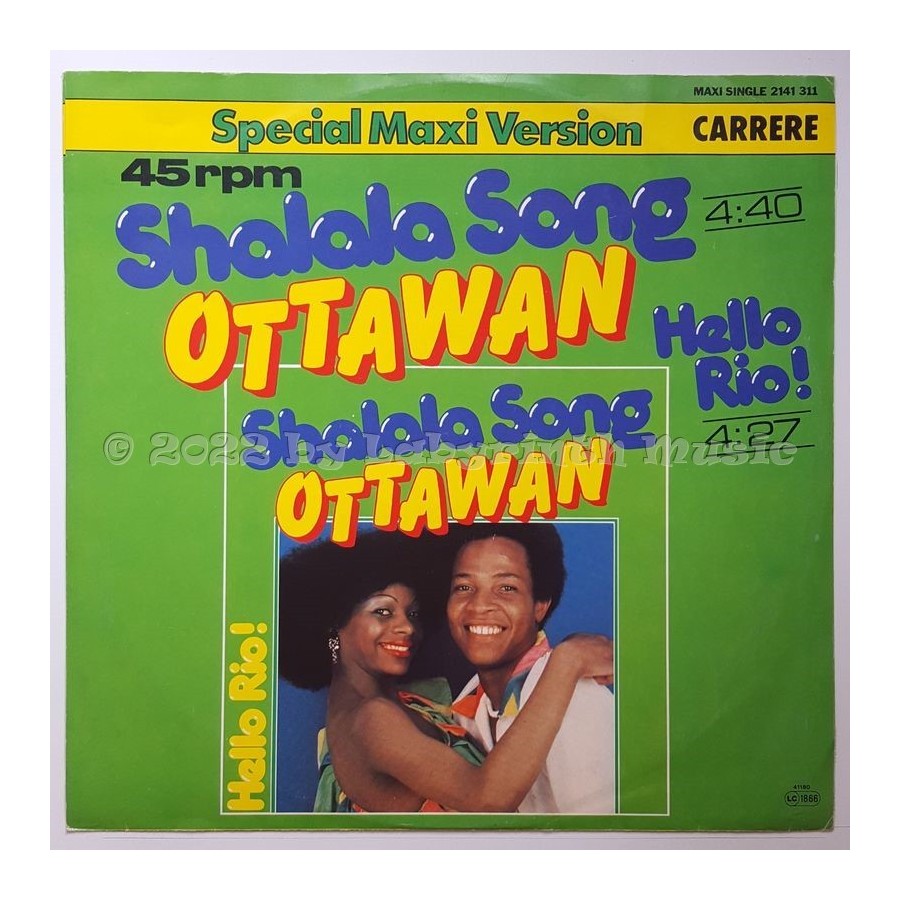 Ottawan - Shalala Song • 12" Vinyl Maxi • EX - Labyrinth Music