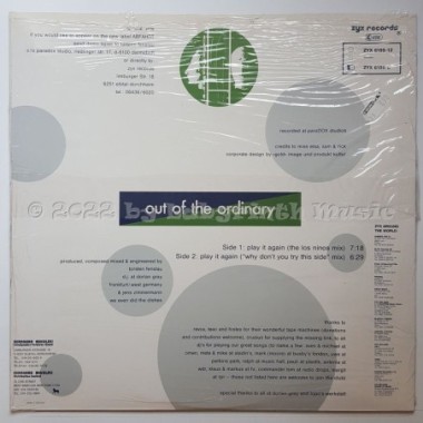 Out Of The Ordinary - Play It Again • 12" Vinyl Maxi • NM - Labyrinth Music