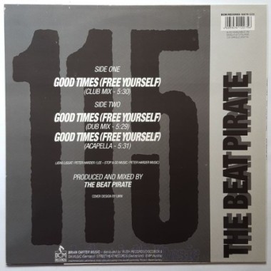 The Beat Pirate - Good Times (Free Yourself) • 12" Vinyl Maxi • NM - Labyrinth Music