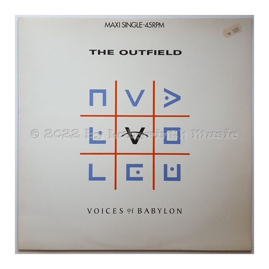The Outfield - Voices Of Babylon • 12" Vinyl Maxi • MINT - Labyrinth Music