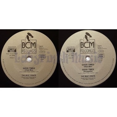 The Beat Pirate - Good Times (Free Yourself) • 12" Vinyl Maxi • NM - Labyrinth Music