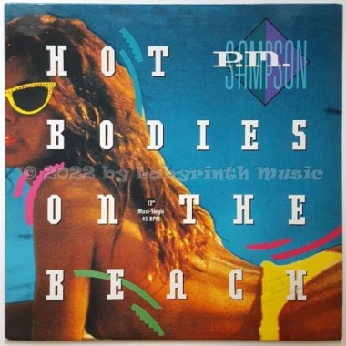 P.M. Sampson - Hot Bodies On The Beach • 12" Vinyl Maxi • NM - Labyrinth Music