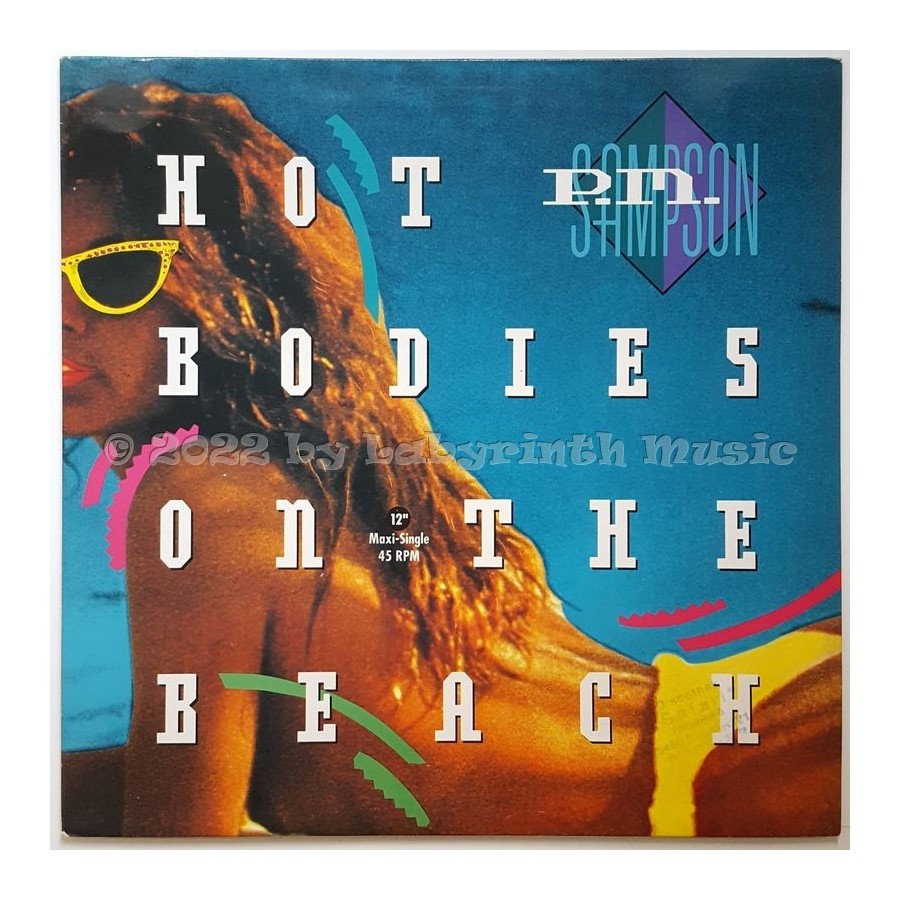 P.M. Sampson - Hot Bodies On The Beach • 12" Vinyl Maxi • NM - Labyrinth Music