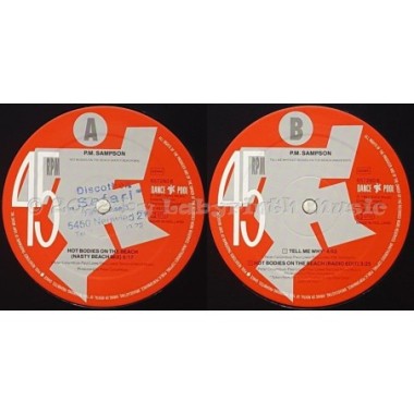 P.M. Sampson - Hot Bodies On The Beach • 12" Vinyl Maxi • NM - Labyrinth Music