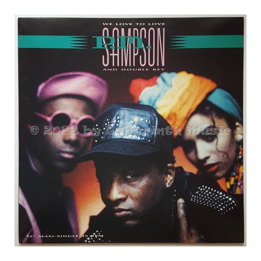 P.M. Sampson & Double Key - We Love To Love • 12" Vinyl Maxi • NM - Labyrinth Music