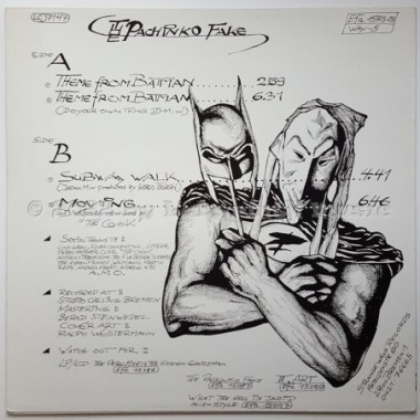 The Pachinko Fake - Theme From Batman • 12" Vinyl Maxi • EX - Labyrinth Music