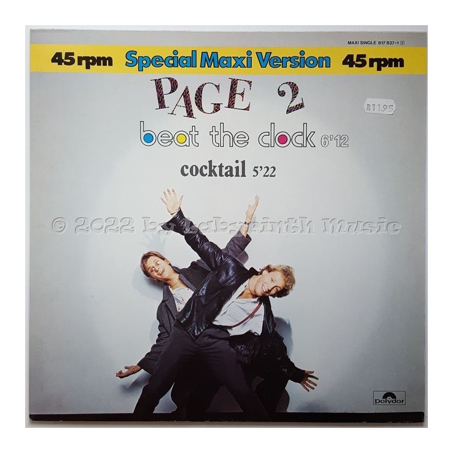 Page 2 - Beat The Clock • 12" Vinyl Maxi • EX - Labyrinth Music