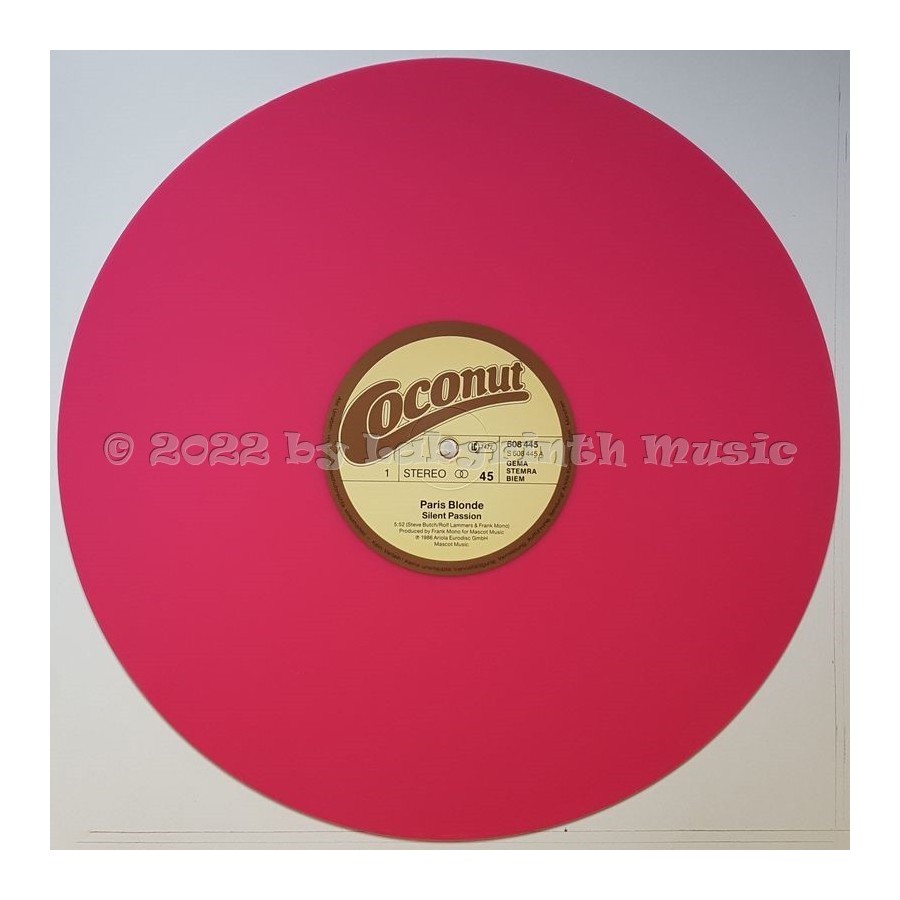 Paris Blonde - Silent Passion • 12" Vinyl Maxi • EX - Labyrinth Music