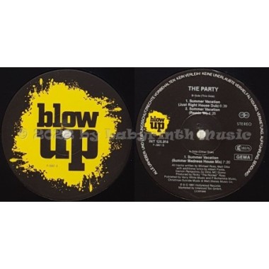 The Party - Summer Vacation • 12" Vinyl Maxi • MINT - Labyrinth Music