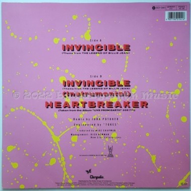 Pat Benatar - Invincible • 12" Vinyl Maxi • NM - Labyrinth Music